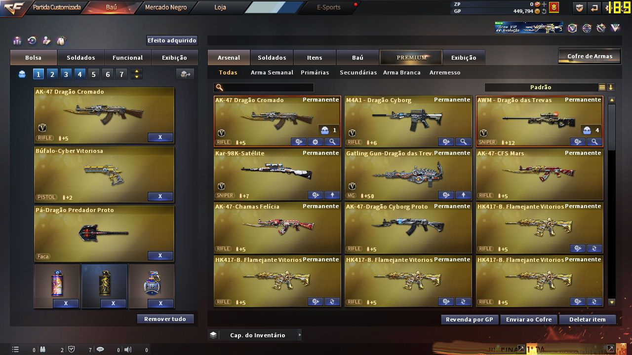 CONTA CFAL 13ANOS GENUINA ITENS RAROS - COD MIZKI