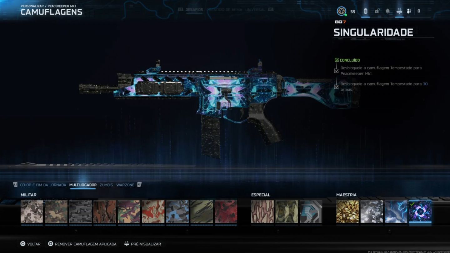 Contas Com Nuke Skin + Singularity Warzone BO7