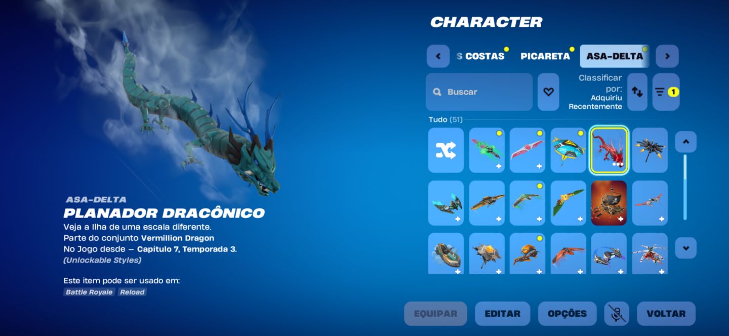 - Conta de Fortnite, 28 skins