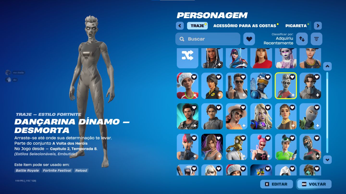 Fortnite: Conta com Machado Leviatã Exclusivo + Full Acesso