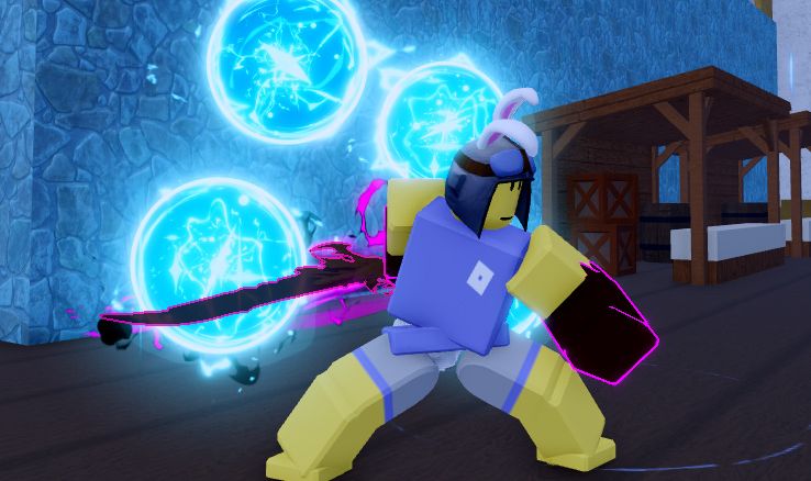 CONTA DE BLOX FRUITS COM DARK BLADE E NOTIFICADOR DE FRUTAS E 2X MONEY