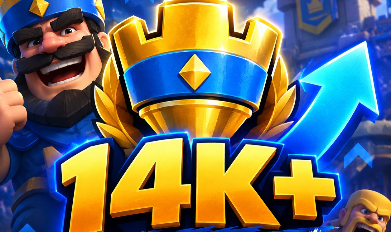 Up de conta Clash Royale