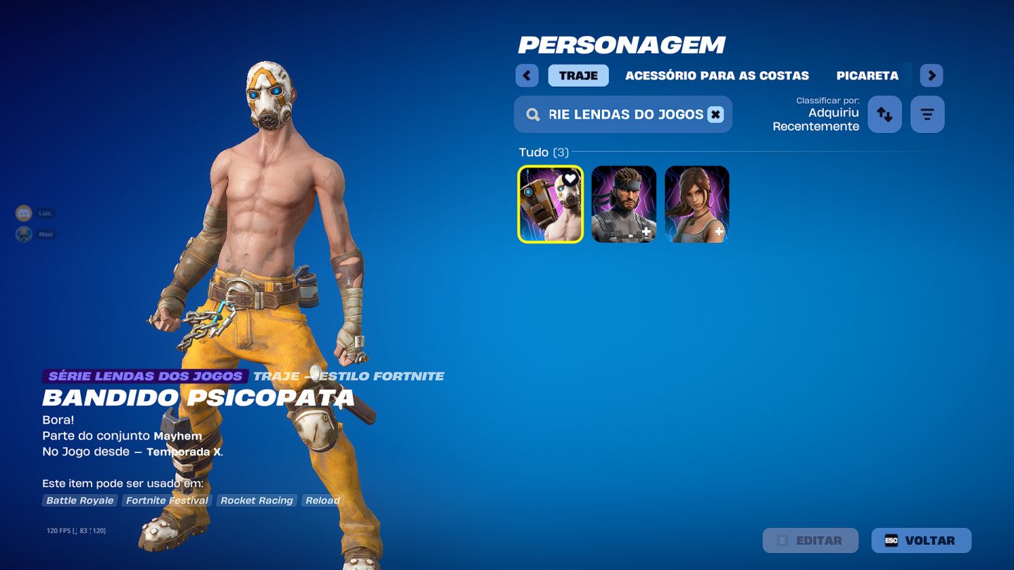 !CONTA DE FORTNITE OG (TEMP 7 CAP 1) E COM SALVE O MUNDO OG!