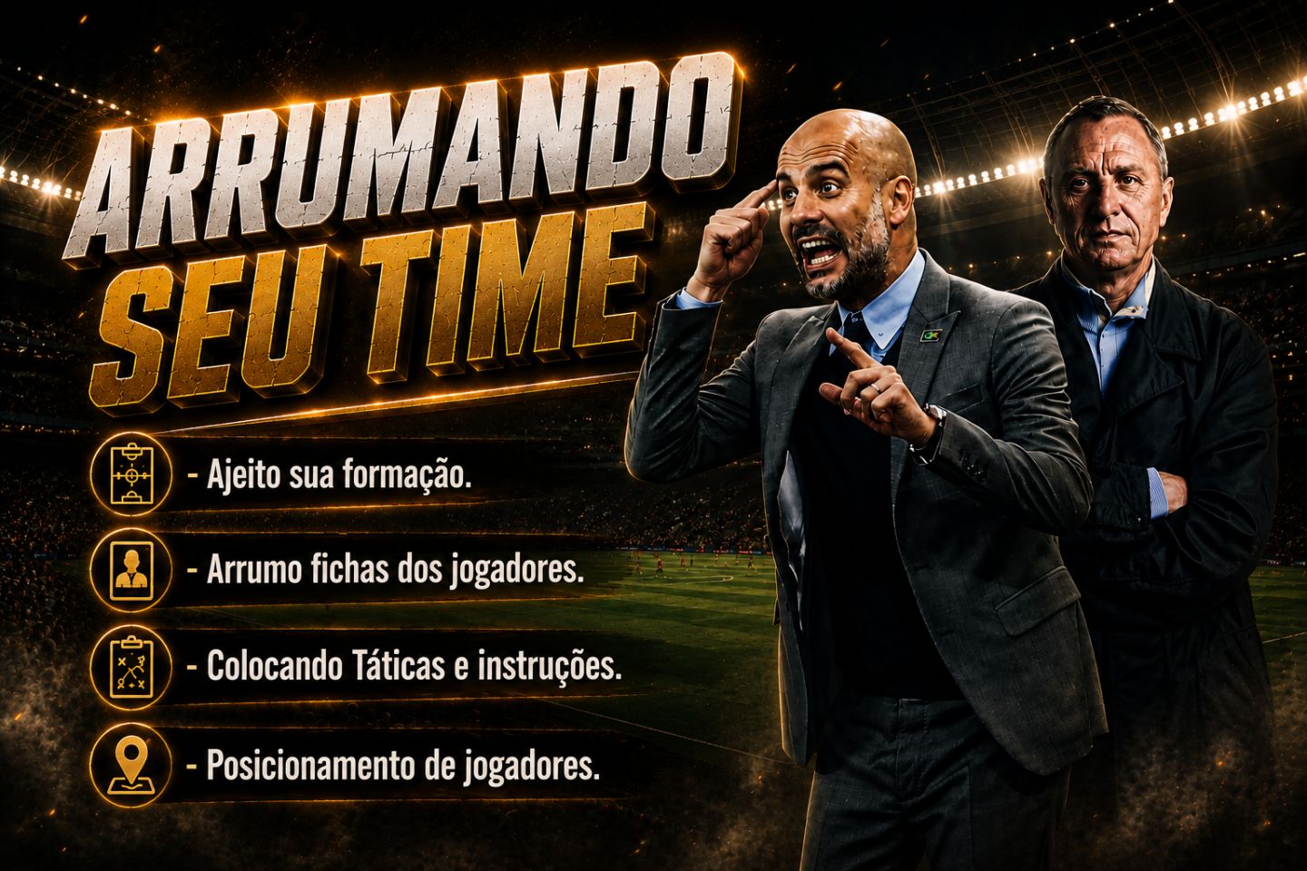 Upo sua conta no Efootball mobile. Arrumando seu time no Efootball