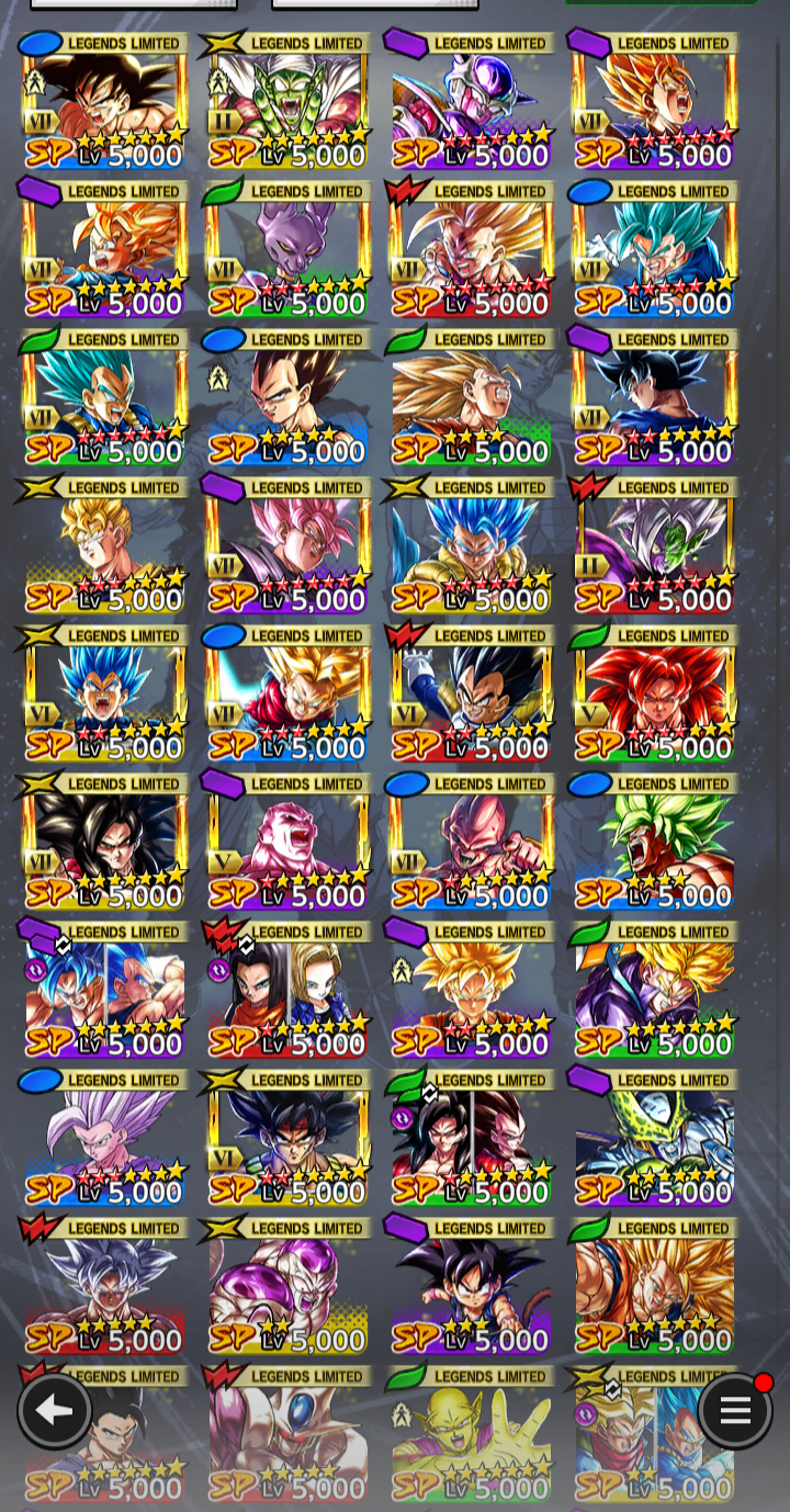 Conta Dragon Ball Legends EndGame