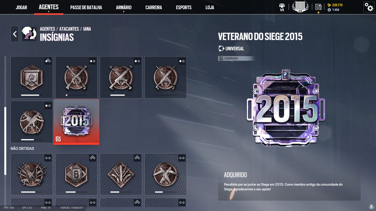 Conta top 2015 Lvl 419