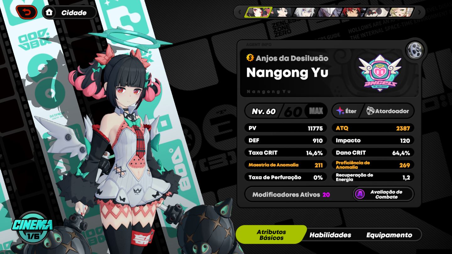 CONTA ZZZ AR52 | NANGONG YU C1 + BIS, JANE + BIS | USER LIVRE