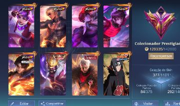 Conta com as skin mais bonita do gusion e dragão