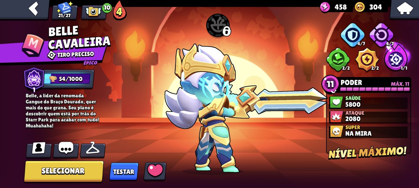 Conta com muita skin top, e muitos troféus
