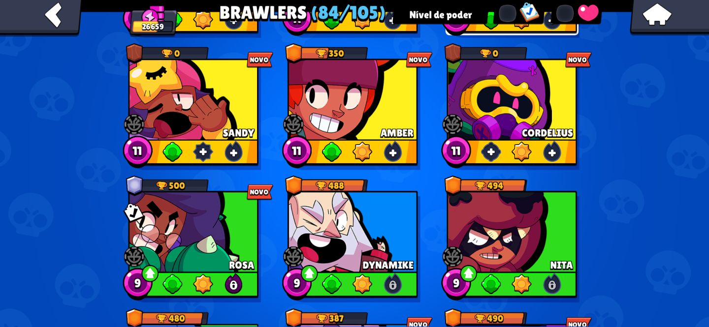 CONTA BRAWL STARS/ SKIN CORVO/ SKIN LEON/ENTRE OUTRAS. MUDANÇA DE TODOS OS DADOS