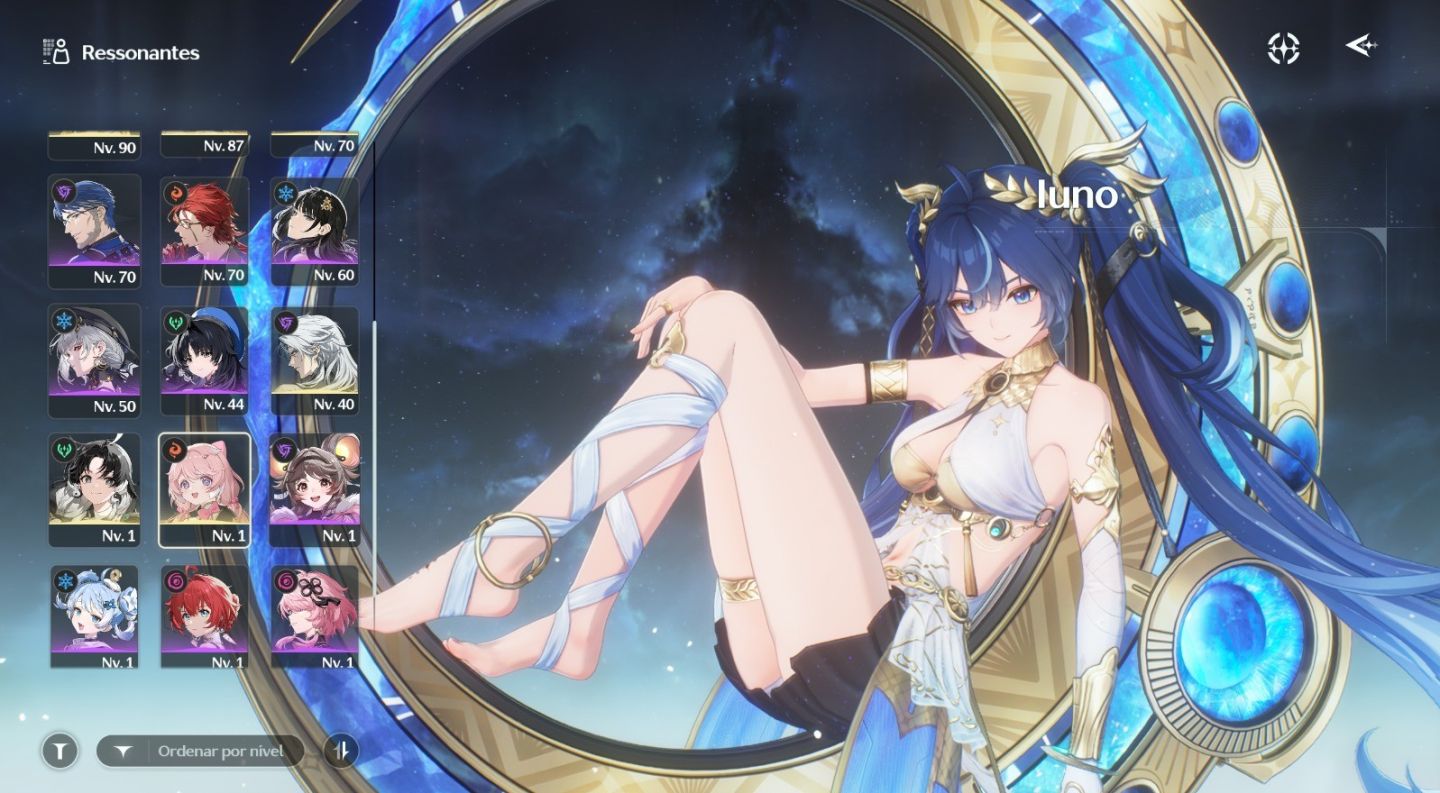 Conta Nivel de união 83 - 07 Personagens banner limitado