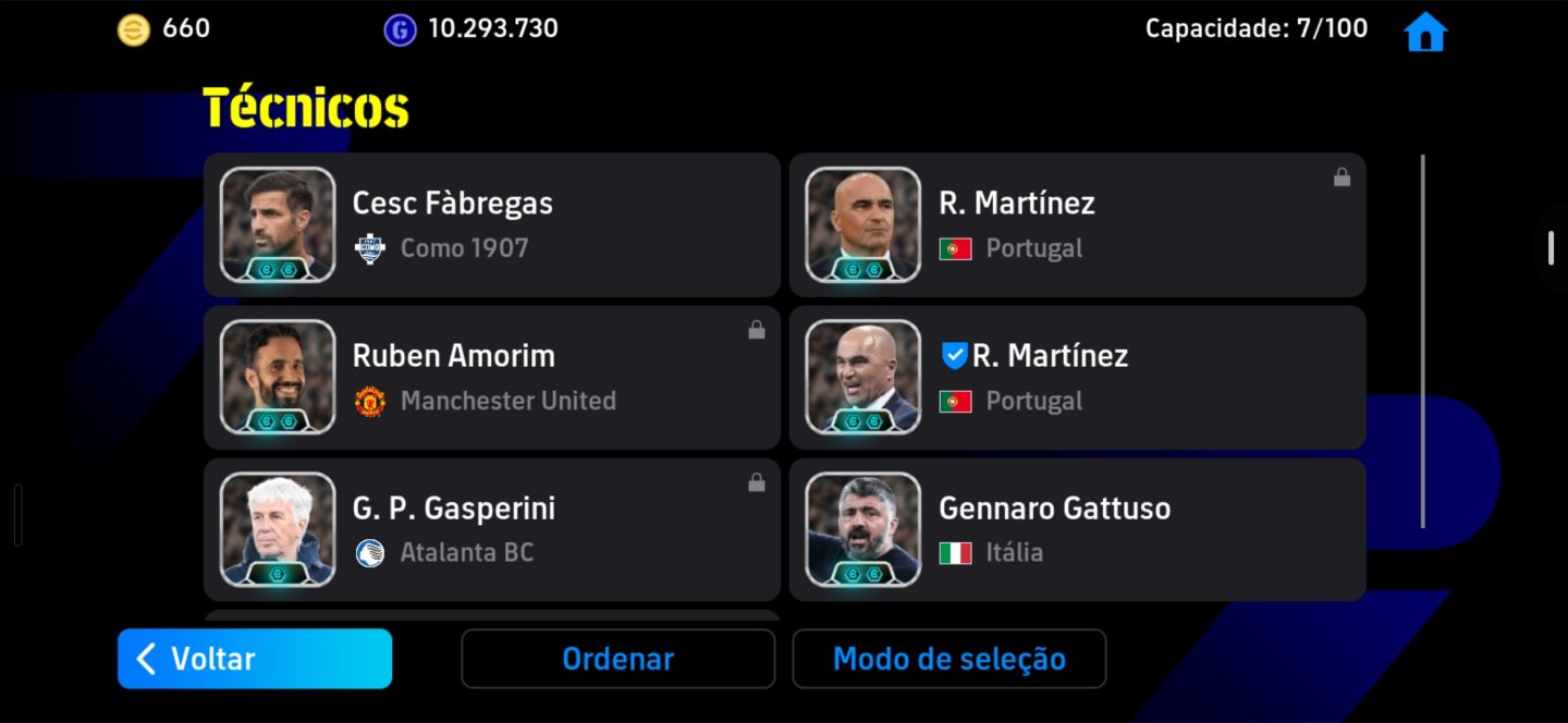 EFootball 2026 Mobile | Conta Forte 3210 de Força Coletiva Messi, Neymar, cr7