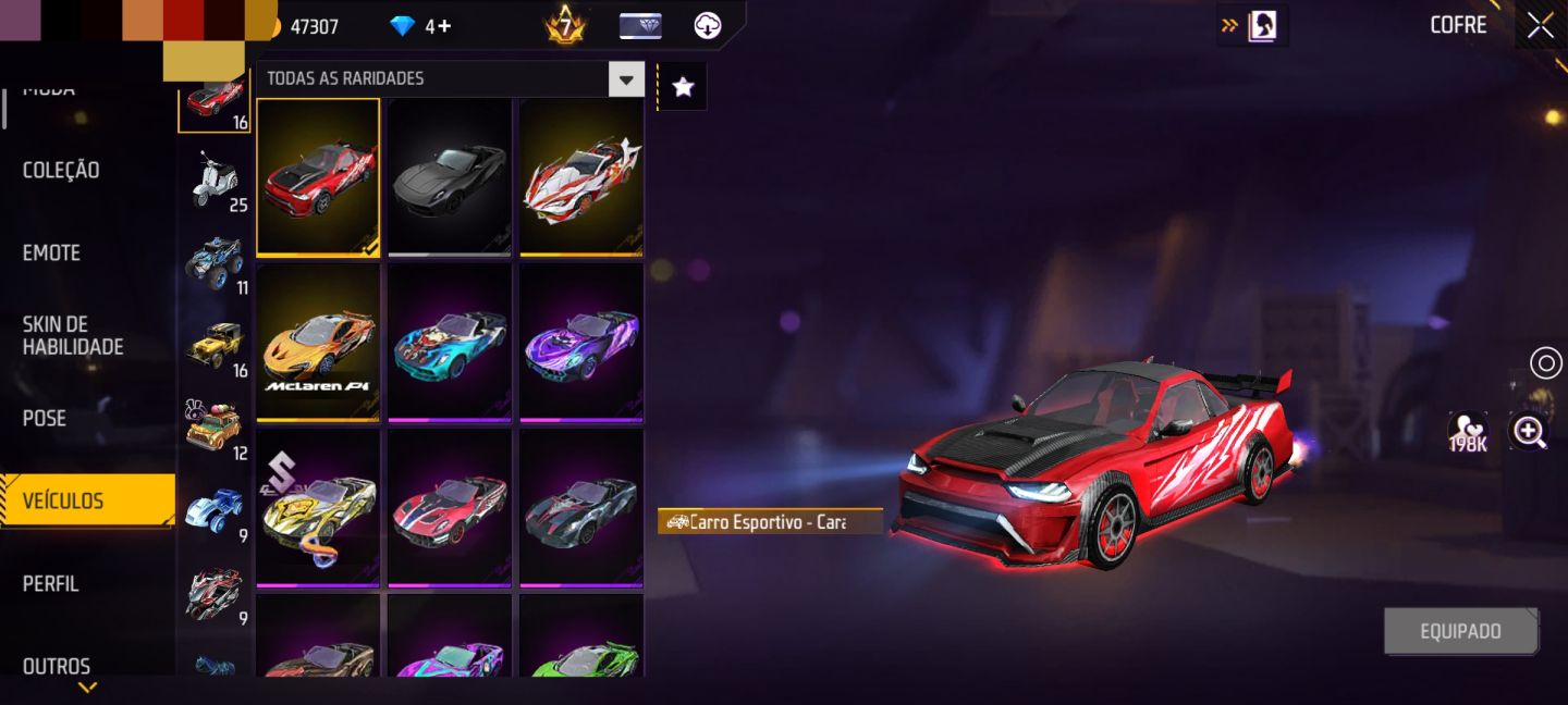 CONTA FREE FIRE (GEMADA)
