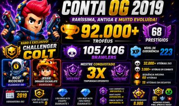 COLT DESAFIANTE - 3X MESTRES - 68 PRESTÍGIOS - CONTA OG 2019