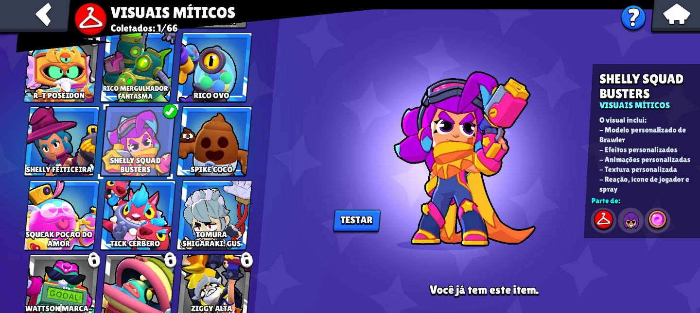 Conta de Brawl Stars 20k de troféus e muitos brawlers!!
