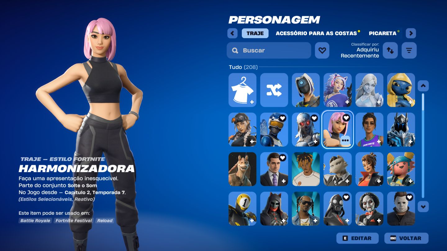 CONTA FORTNITE RARÍSSIMA | WILDCAT + MACHADO LEVIATÃ | OG CAPÍTULO 1