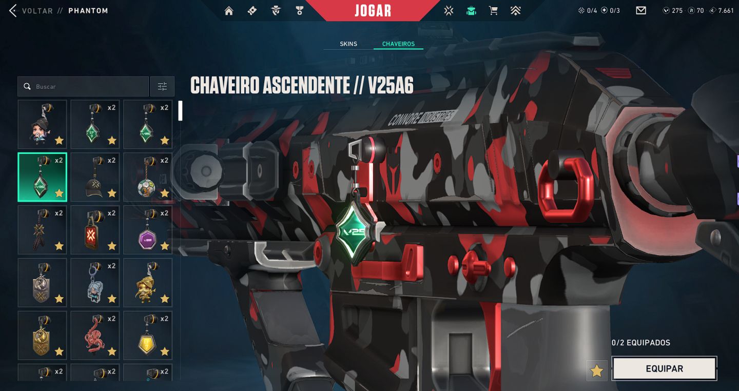 CONTA VALORANT ASCENDENTE 1 | SKINS PREMIUM + FACA VARIADAS + 3.300 investidos