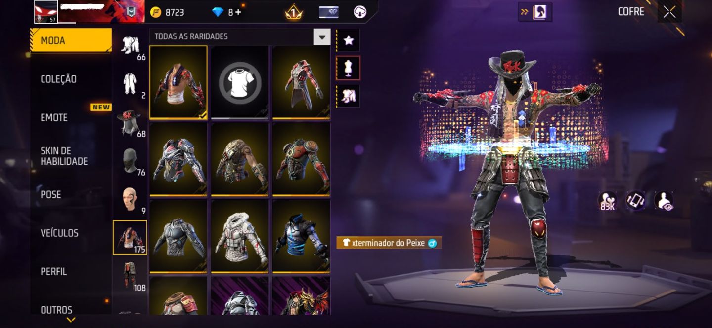 CONTA FREE FIRE 7 ANOS(Negociável)