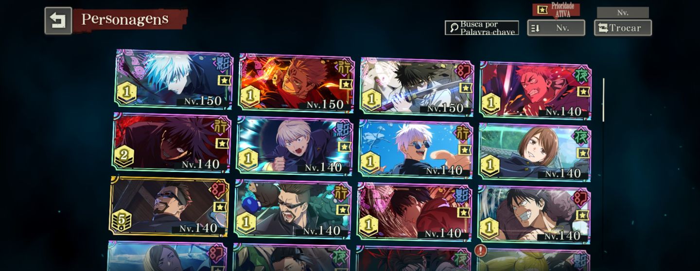 Conta Jujutsu Kaisen Phantom Parade End game