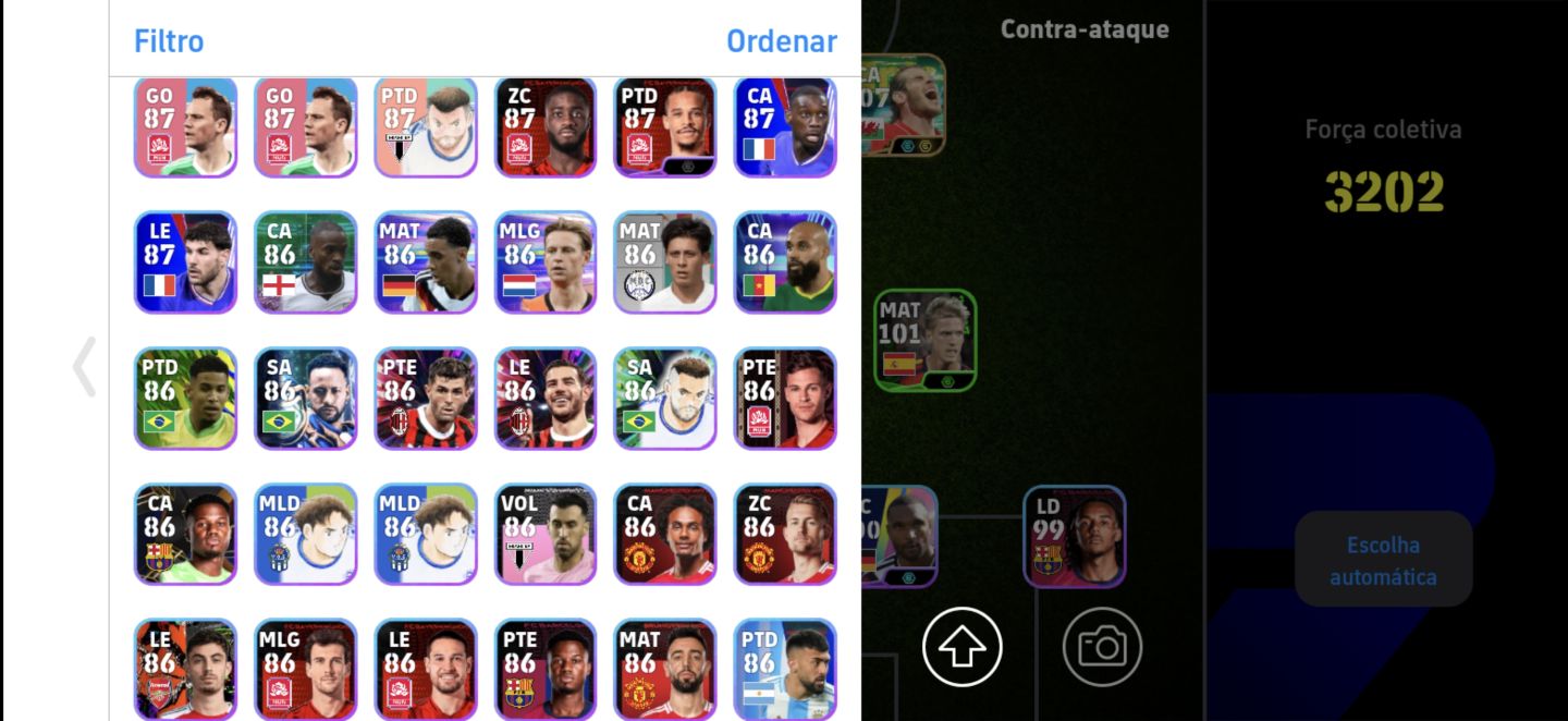 Conta efootball muito forte