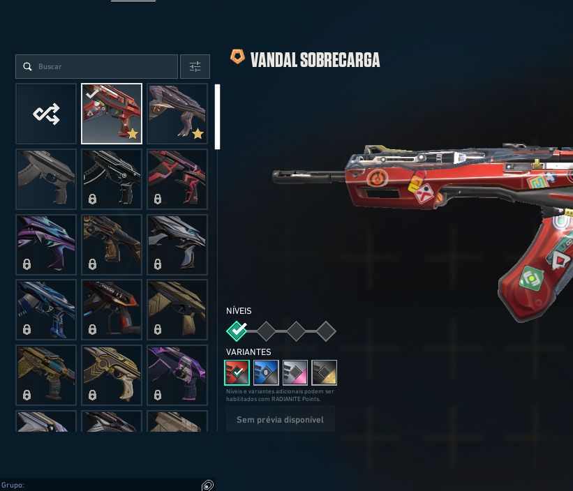 CONTA COM DE VALORANT COM ALGUMAS SKINS BARATINHA