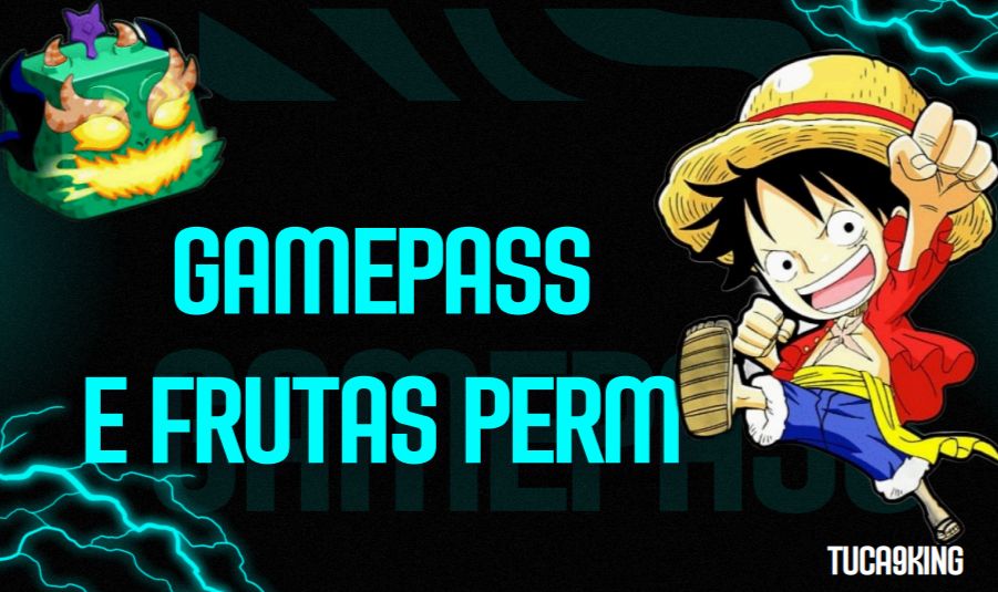 COMBO FRUTA FISICA+GAMEPASS /GAME PASS E FRUTAS PERMANENTE (BLOX FRUITS)