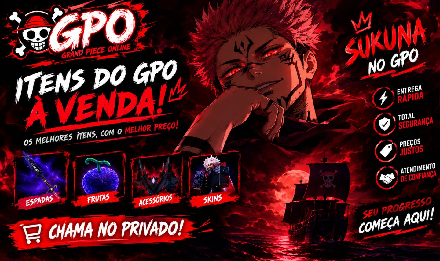 [MELHOR PREÇO] GPO GRAND PIECE ONLINE FRUTAS, FITS, BOUNTY