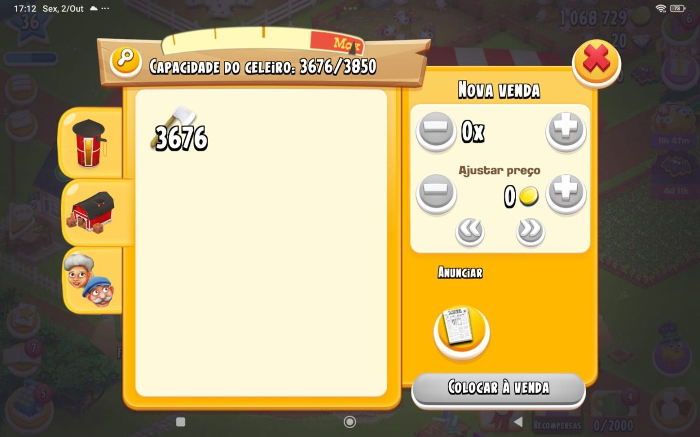 CONTAS HAY DAY SUPORTE