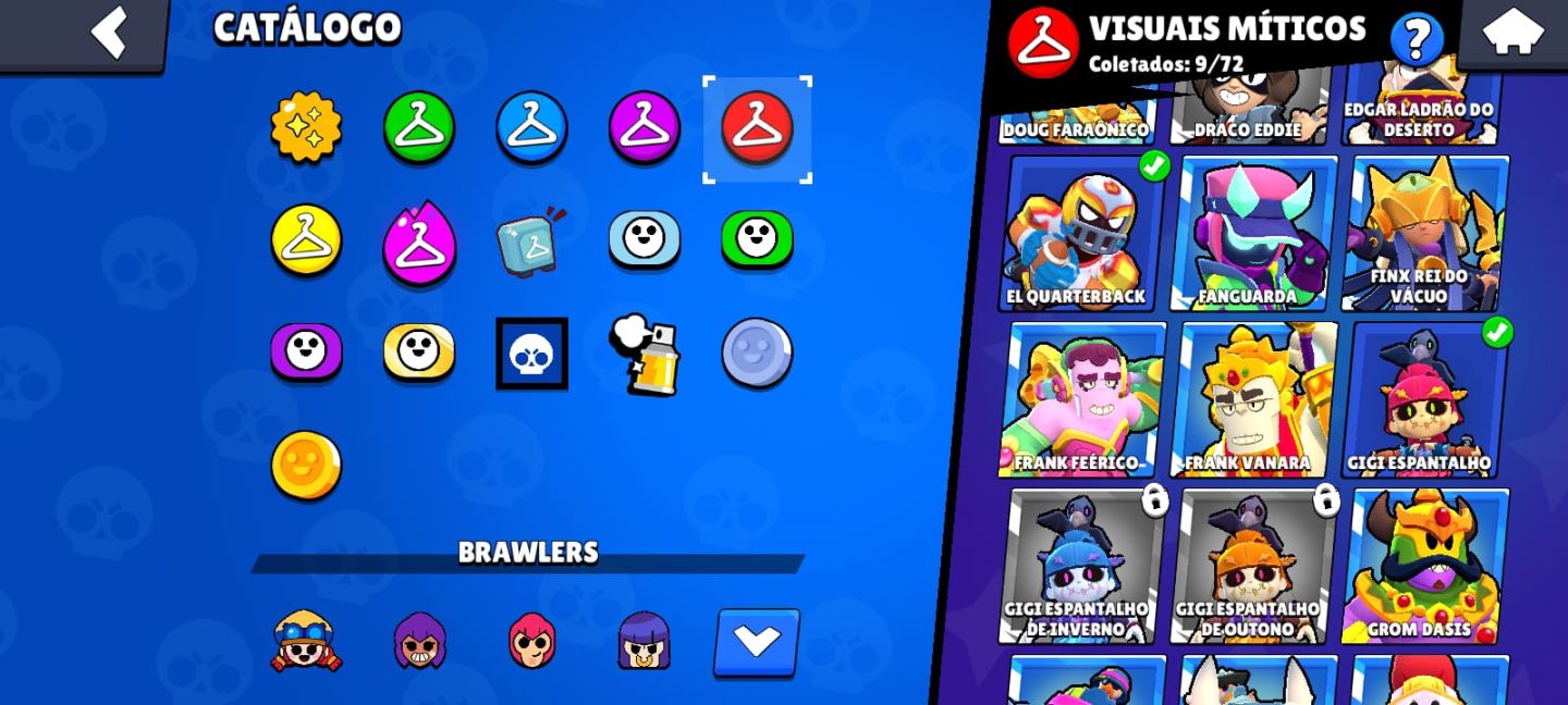 Conta de brawl star main Leon