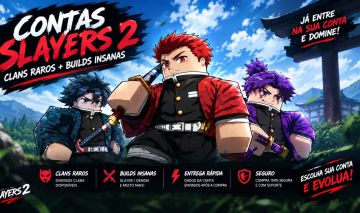 SLAYERS 2 | CONTAS COM CLANS RAROS | PRONTAS PARA JOGAR
