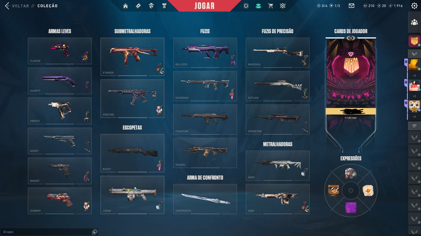 CONTA PRA VENDA COM VARIAS SKINS , TUDO LIBERADO
