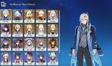 AR 57 - Neuvillette R2 + Skin, Furina C2R1, Zibai R1, Kazuha, Xilonem, Flins +++