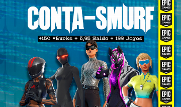 Conta Fortinite tryhard (Ramirez, Reação...) + 150vbucks + 5,95 de SALDO!