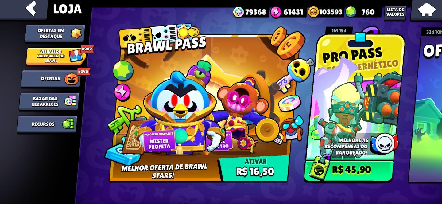 Conta Braw Stars com o segundo passe + Conta clash royale todas cartas