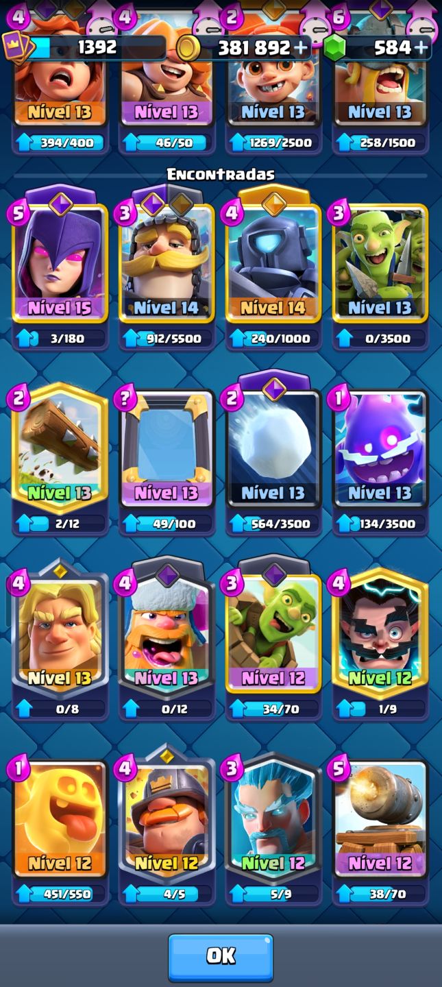 Conta Clash Royale 9K Troféus