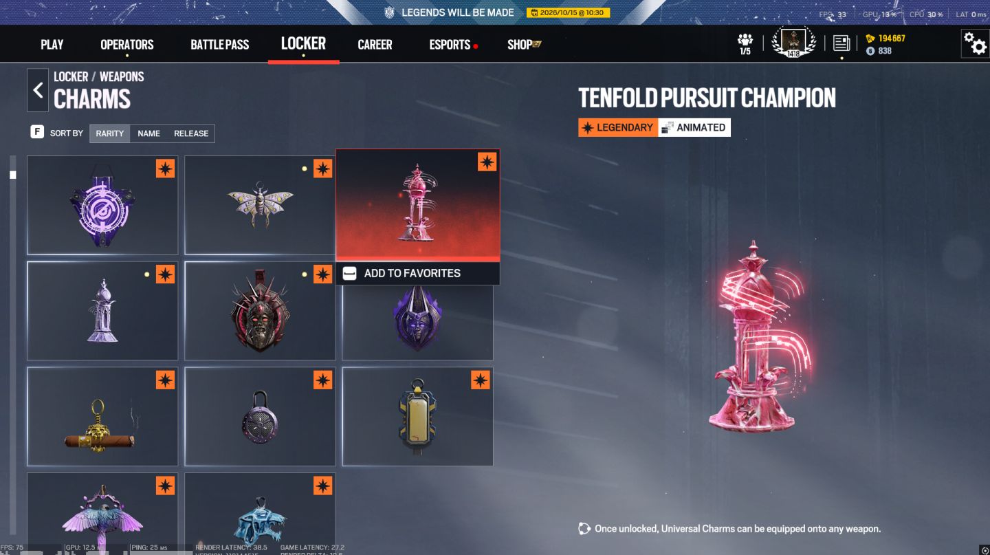R6 ACCOUNT 12x CHAMPION, LEVEL 1418 FULL ACESS