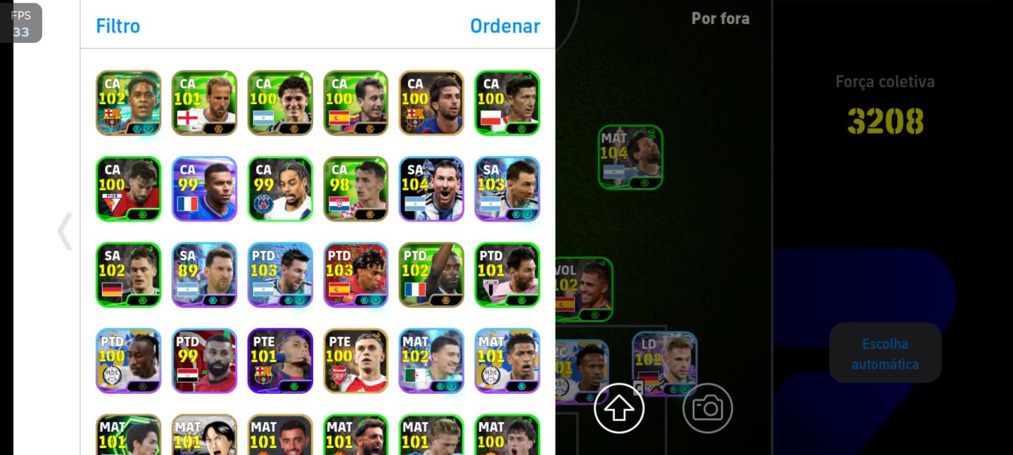 Conta efootball intermediária completinha