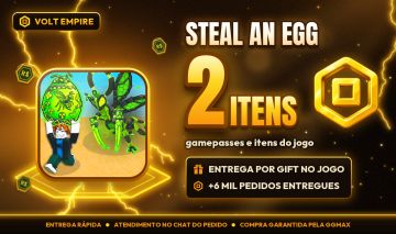 Steal An Egg | Gamepasses e Itens por Gift | Entrega Rápida