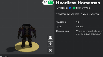 Conta De Roblox (Contém Headless, Item Limited De 48K) - Outros - DFG