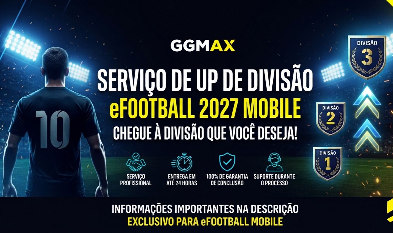 Serviço Up de Divisão eFootball 2027 Mobile | 24H