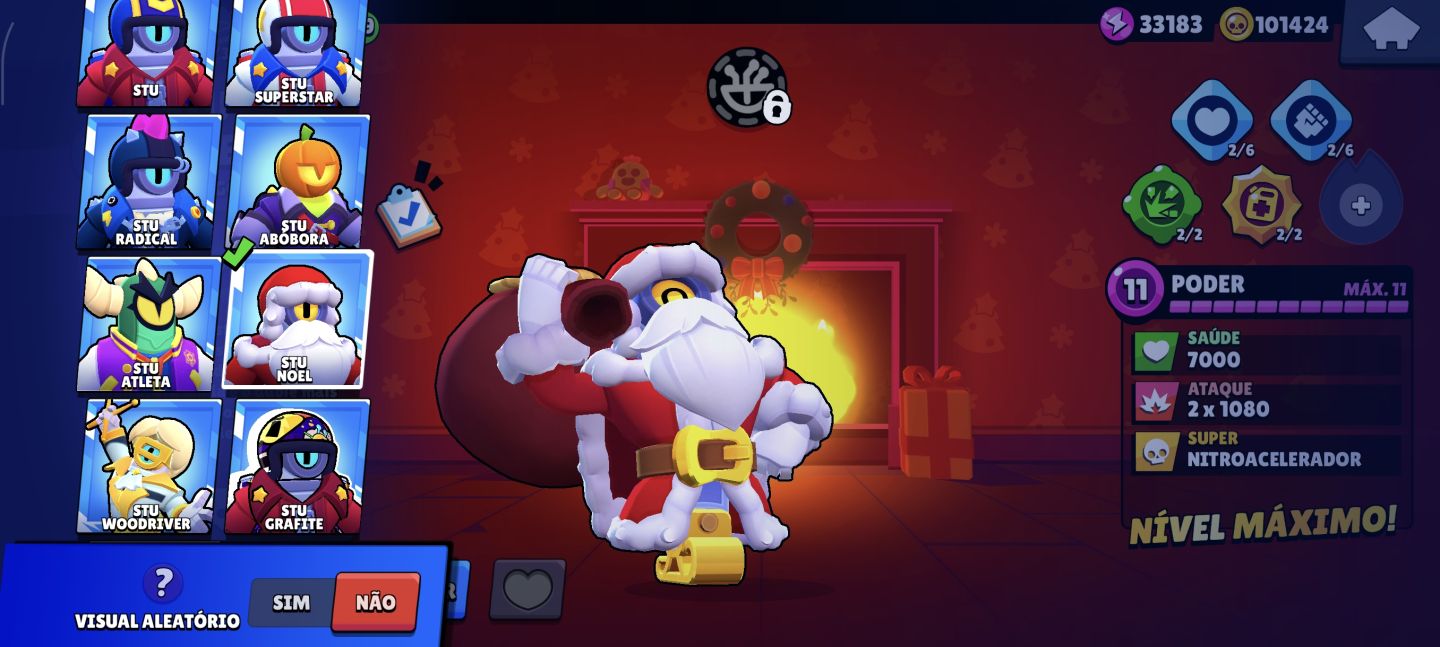 Conta profissional de brawl stars 66K de Troféus