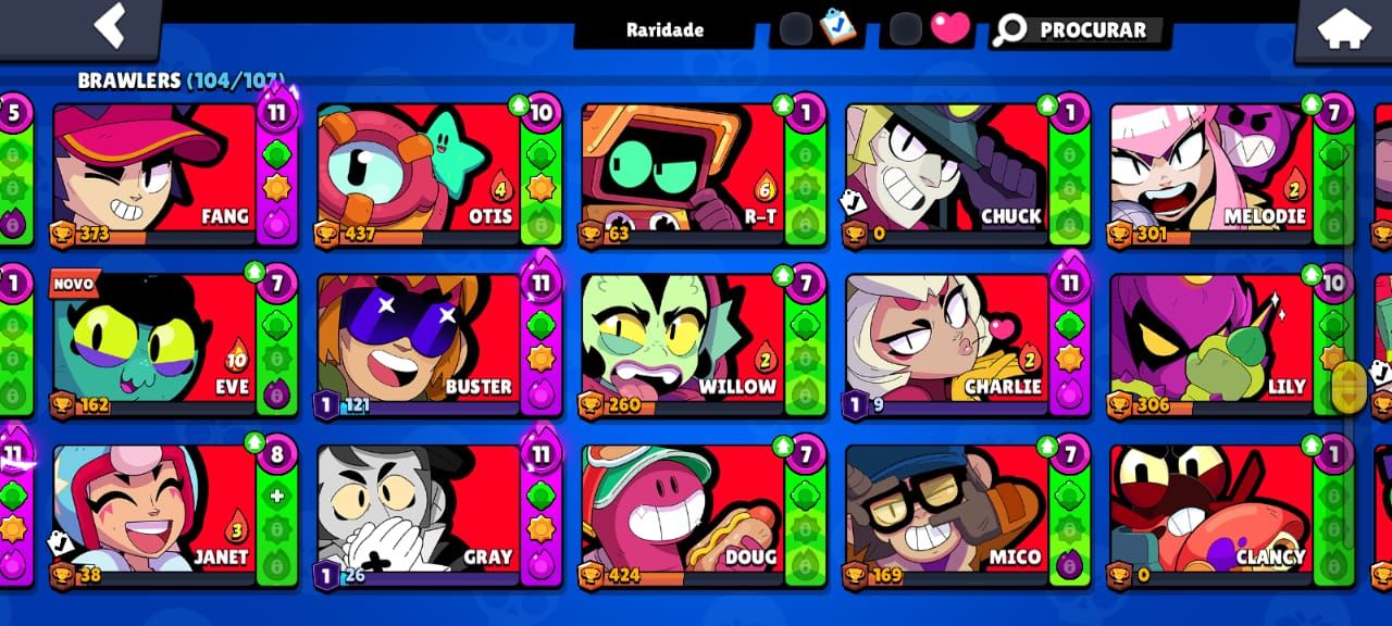 CONTA SUPERCELL PREMIUM CLAHS ROYALE E BRAW STARS