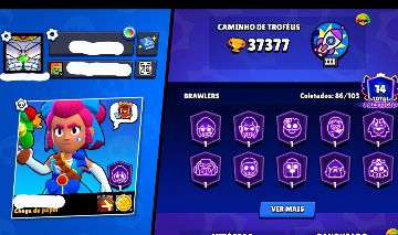 CONTA DE BRAWL STARS COM MUITO PASS ANTIGO