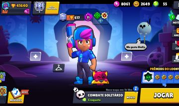 Conta de Braw stars com 103 brawlers shelly estelar 2018 é muito mais