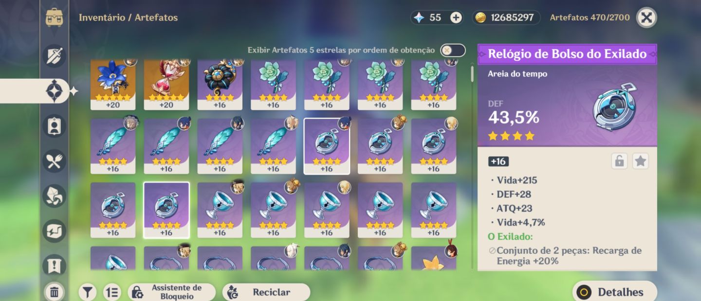 AR47|Navia+Arma Assinatura|2 Armas 5 estrelas Ningguang C6 Europa