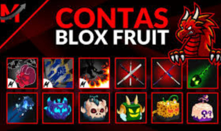 CONTA DE BLOX FRUITS COM FRUTA PERM