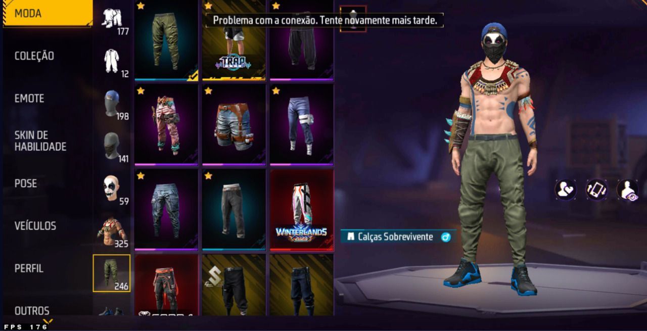 CONTA FREEFIRE LEVL 62