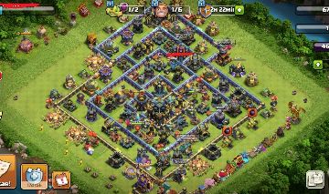 Conta clash of clans cv 17 quase full
