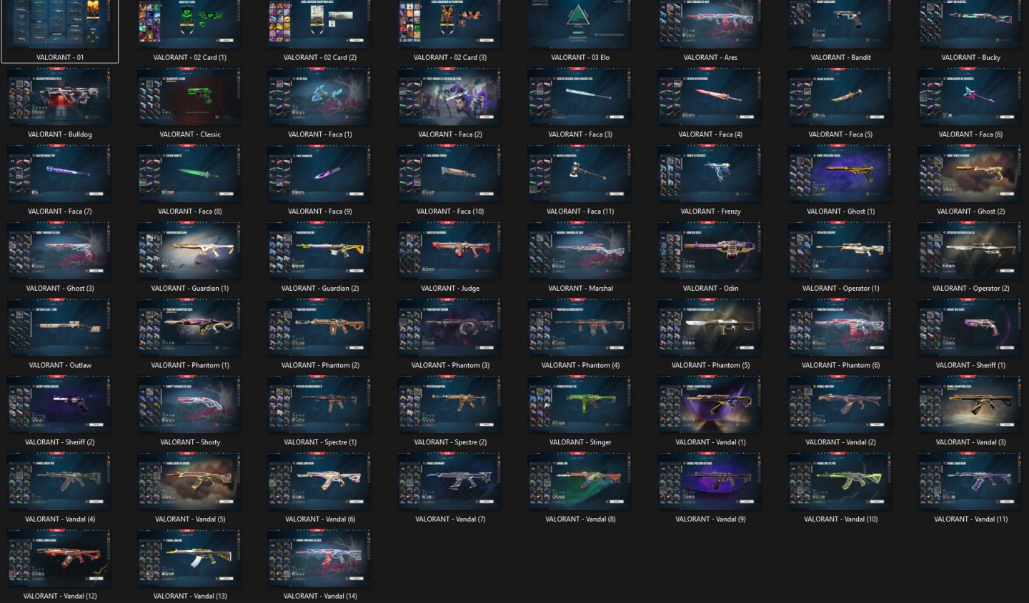 Conta Valorant | 3 Skins do champions +192 SKINS | Dima3 | Lvl338 | 4K investido