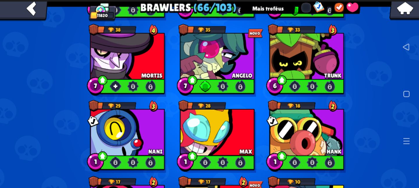 PROMOÇÃO CONTA BRAWL STARS | 67 BRAWLERS | 11.8K TROFÉUS | 7 P11
